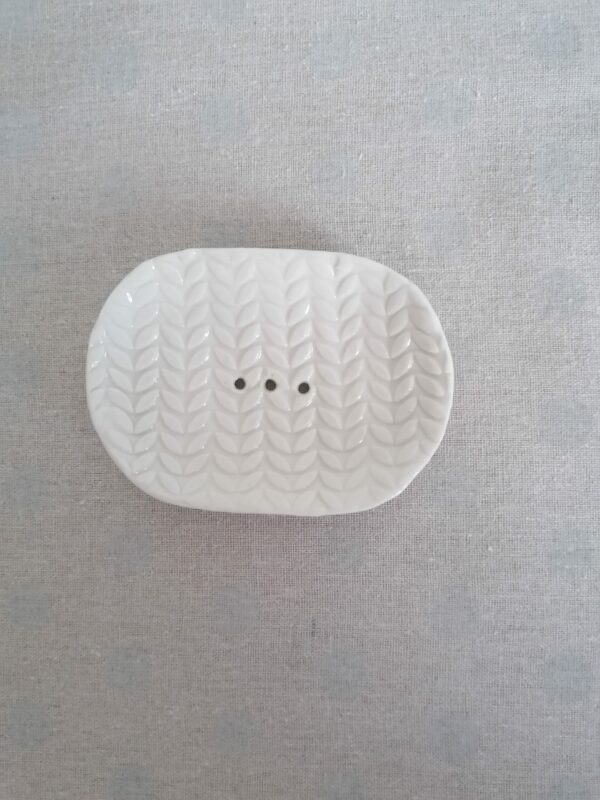 Porte-savon en porcelaine