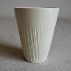 Gobelet/tasse en porcelaine "texture"